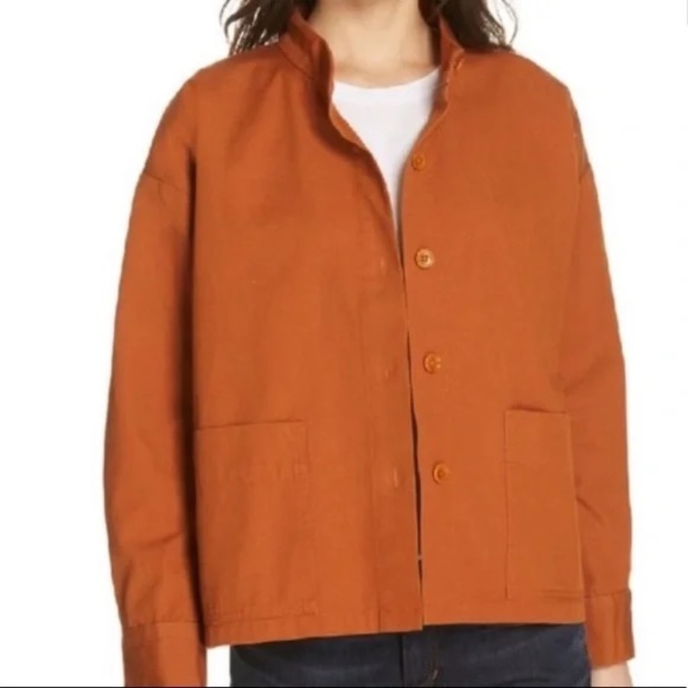 Eileen Fisher Organic Cotton Chore Coat Oversized fit